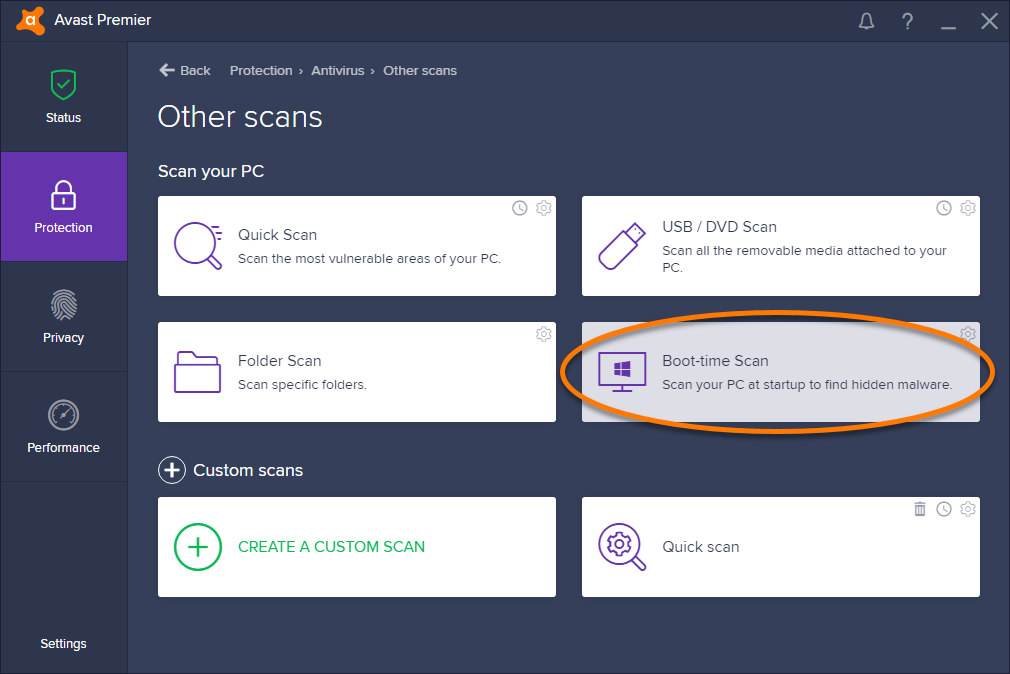 Avast Boot Scan For Mac